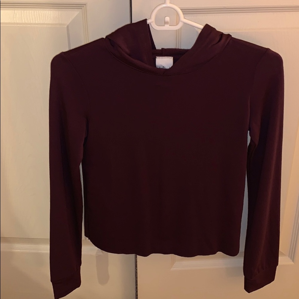 Crop/Fitted Hoddie Sweatshirt